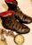 Sapatos antigos originais inglêses 1890