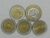 Bimetal Argentina) 1 Peso – 1995/1995/2009-Piratini/2010 + 2 Pesos – 2010 / m150