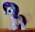 Brinde McDonald’s Rarity My Little Pony Transparente com Glitter – Altura 9cm