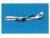 Cartao Postal Aviao Boeing 747 100 – United – Anos 80