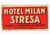 Etiqueta De Bagagem / Mala – Hotel Milan Stresa – Fiorio – Italia – Anos 60