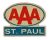 Adesivo Externo – Vintage – American Automobile Association – AAA – St. Paul – Anos 70