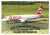 Cartao Postal Avião Boeing B-737-3Q8 – Rico Linhas Aéreas – Comemorativo Clube do Manche – 2008