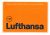 Etiqueta de Bagagem / Mala – Lufthansa – Anos 80