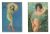 2 Mini Cartóes Postais Holograficos – Nu Feminino – Anos 70