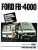 Folder Propaganda Micro Onibus Ford FB-4000 – Anos 80