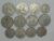 Inglaterra) 10 N.Pence 1968/1969/1992/1996/2000 + 50 N.Pence 1969/1980 + 50 Pence – 1997 + 20 Pence – 1990 + 1 Shilling – 1963 + 2 Shilling – 1948/1966 / m220