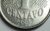 Moeda anomala de 1 centavo 1997 rebatida
