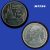 Moeda Tailândia – 1 Baht – Aço revestido de Níquel – 3g – 20mm – 2009/2017 – M1794