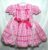 _ Promoção de caipira – Vestido infantil de caipira para festa junina, veste menina de 2 anos para 3 anos indo para 3 anos e meio, Vestido forrado e todo decorado com laços e fita na cintura