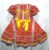 _ Promoção de caipira – Vestido infantil de caipira para festa junina, veste menina de 2 anos para 3 anos indo para 3 anos e meio, Vestido forrado e todo decorado com laços e fita na cintura