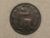 Rara) Inglaterra) Farthing – 1860 = Toothed – Beaded Border / Borda denteada e linhada / Bronze / box2