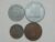 Raras) Antiga 4 Bank Tokens Inglaterra (New Pence) / Unifaciais