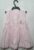 – Vestido infantil listrado com acabamento em rosa sem mangas bordado e bainha em renda, veste menina 2 anos
